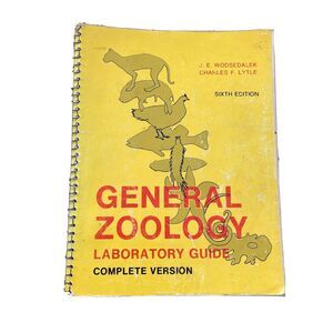 General Zoology Laboratory Guide 6th Edition 1979 Spiral Bound J.E. Wodsedalek